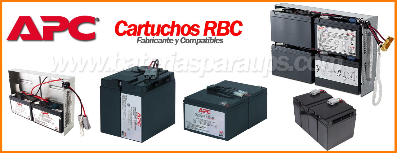 Baterías y Cartuchos Apc RBC